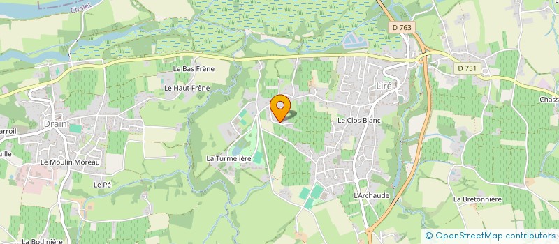 localisation de l'entreprise CALDO à OREE-D'ANJOU