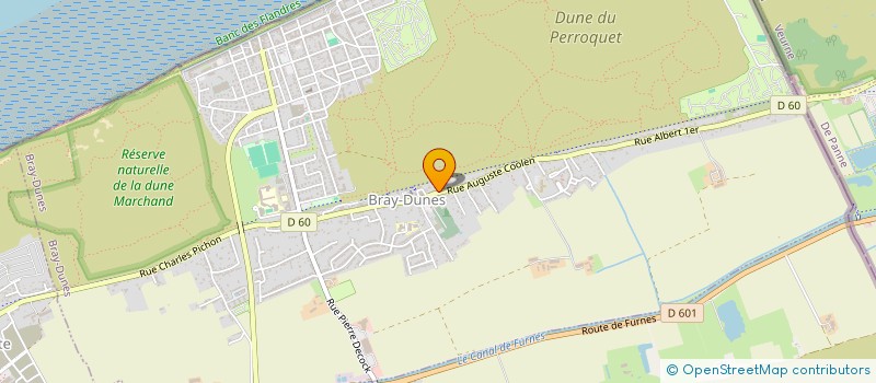 localisation de l'entreprise CALDUQ  BRAY-DUNES