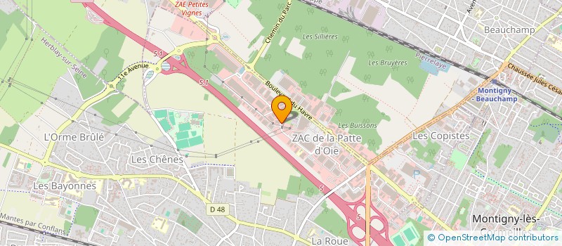 localisation de l'entreprise CALDYA PLOMBERIE  HERBLAY-SUR-SEINE