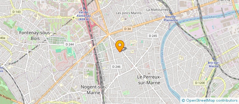 localisation de l'entreprise CALE & MER  LE PERREUX-SUR-MARNE