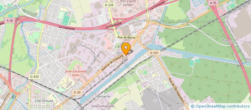localisation de l'entreprise CALEA ENERGIES RENOUVELABLES à ILLZACH