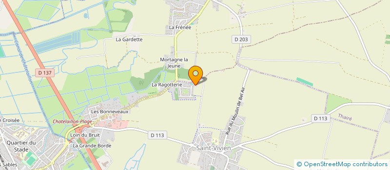 localisation de l'entreprise CALEAUDIS  SAINT-VIVIEN