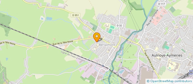 localisation de l'entreprise CALECHE  BERLAIMONT