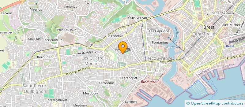 localisation de l'entreprise CALEDOBREIZH à BREST