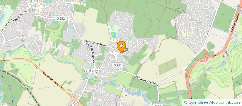 localisation de l'entreprise CALEGO  SANTENY