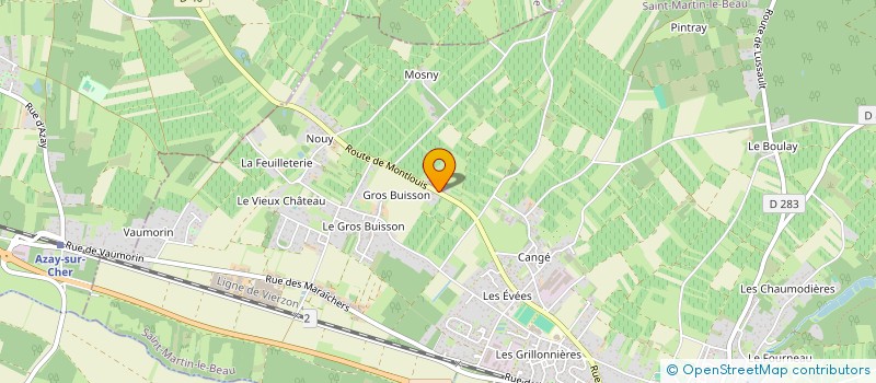 localisation de l'entreprise CALEID CONSULTING  SAINT-MARTIN-LE-BEAU