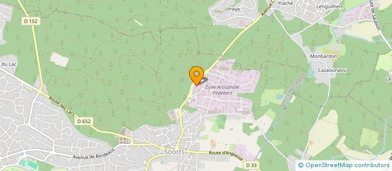 localisation de l'entreprise CALELU  SOORTS-HOSSEGOR