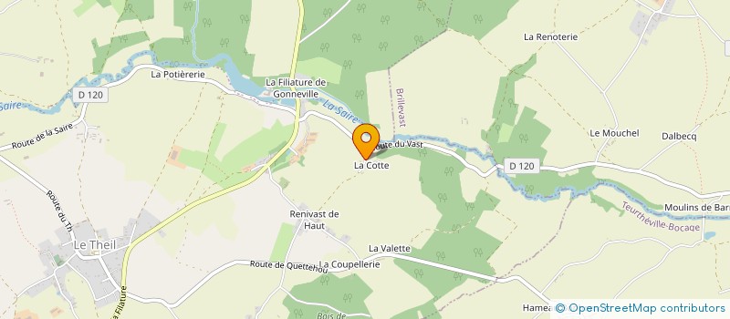 localisation de l'entreprise CALEM ENERGIE  GONNEVILLE-LE THEIL