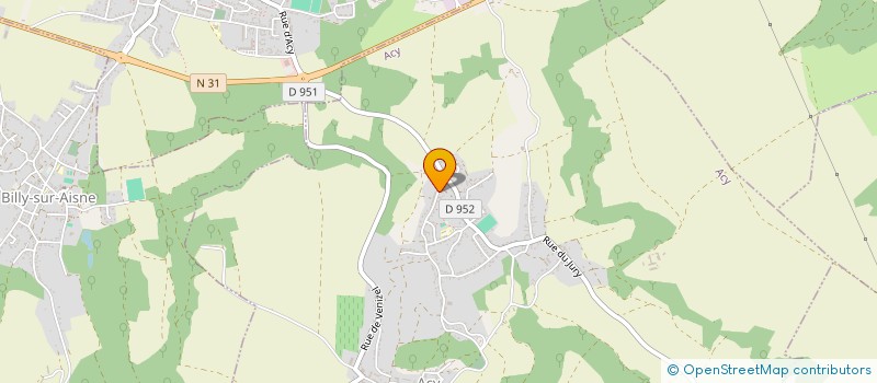 localisation de l'entreprise CALEMBREDAINE  ACY