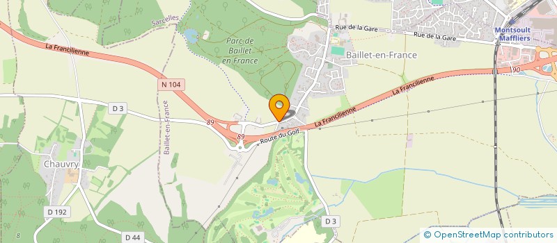 localisation de l'entreprise CALEN  BAILLET-EN-FRANCE