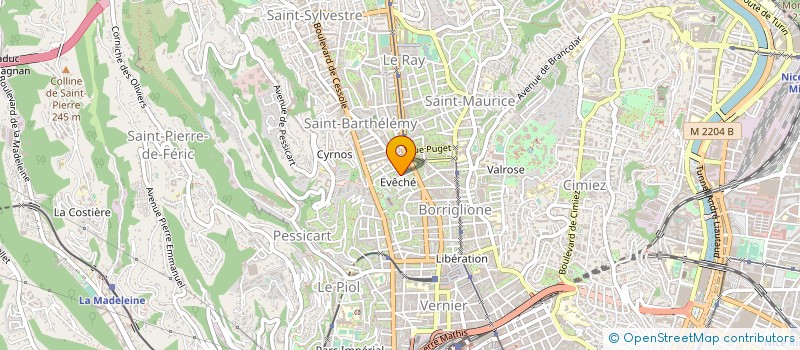 localisation de l'entreprise CALENDAL à NICE