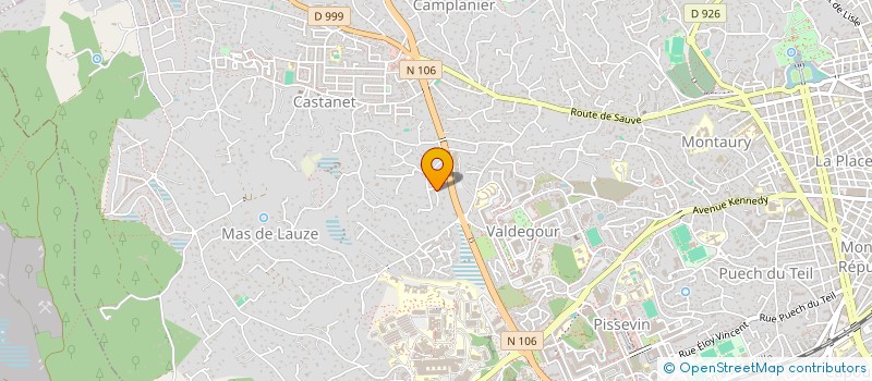 localisation de l'entreprise CALENDALL  NIMES