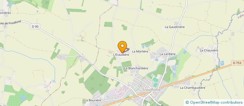 localisation de l'entreprise CALENI à SALLERTAINE