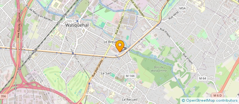localisation de l'entreprise CALENS  VILLENEUVE-D'ASCQ