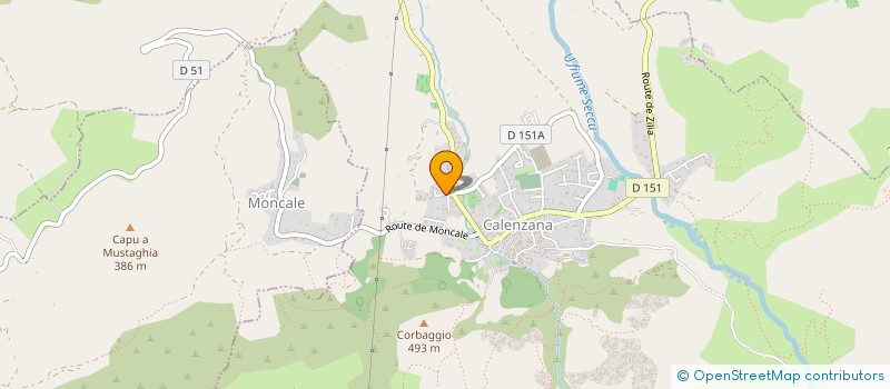 localisation de l'entreprise CALENZANA SERVICES à CALENZANA