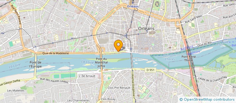 localisation de l'entreprise CALEO à ORLEANS