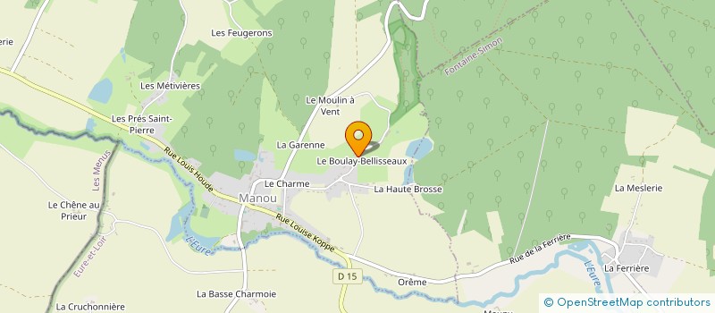 localisation de l'entreprise CALEO à MANOU