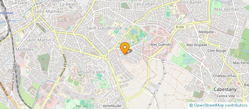 localisation de l'entreprise CALEO IMMO S.A.R.L.  PERPIGNAN