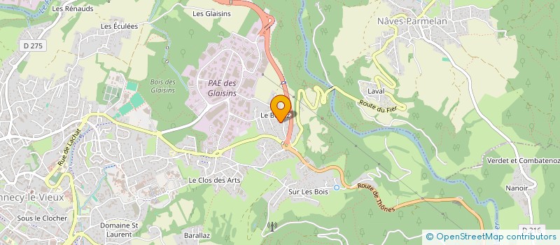 localisation de l'entreprise CALEO RENO à ANNECY