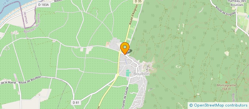 localisation de l'entreprise CALERGO  BOULBON