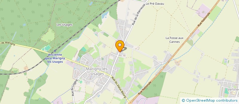 localisation de l'entreprise CALETANCE à MARIGNY-LES-USAGES