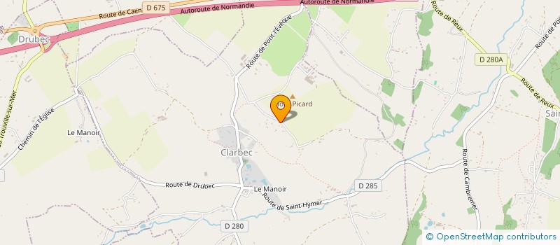 localisation de l'entreprise CALEX  CLARBEC