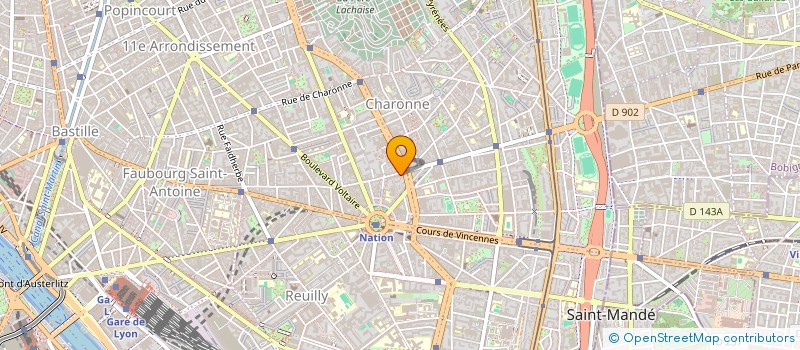 localisation de l'entreprise CALEX  PARIS