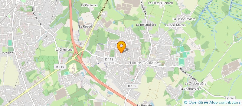 localisation de l'entreprise CALEXOU  HAUTE-GOULAINE