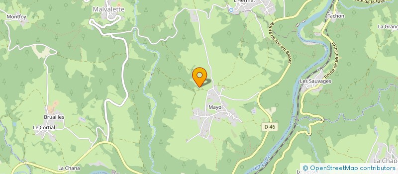 localisation de l'entreprise CALEYRON  MALVALETTE