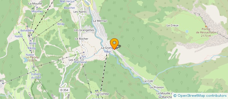 localisation de l'entreprise CALF à MORZINE