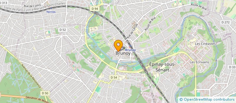 localisation de l'entreprise CALF CONSULTING MANAGEMENT  BRUNOY