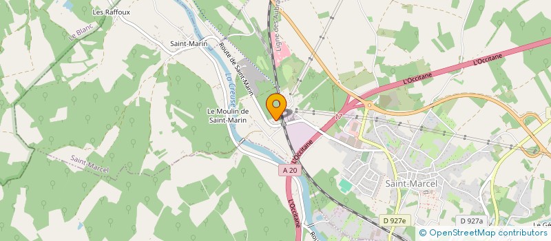 localisation de l'entreprise CALFO à SAINT-MARCEL