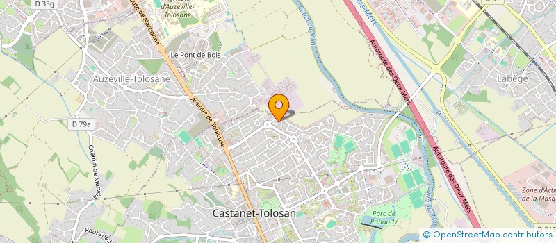 localisation de l'entreprise CALFOCENTER à CASTANET-TOLOSAN