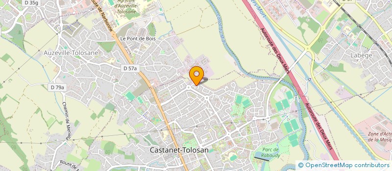 localisation de l'entreprise CALFOPLA à CASTANET-TOLOSAN