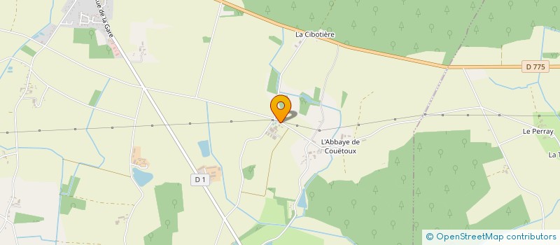 localisation de l'entreprise CALFOUR  LUSANGER