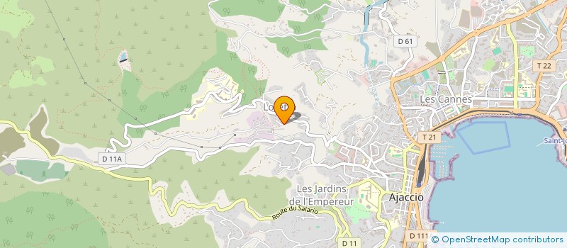 localisation de l'entreprise CALGIDUS R&D  AJACCIO