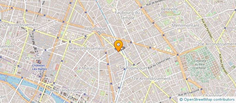 localisation de l'entreprise CALGON EUROPE SARL à PARIS