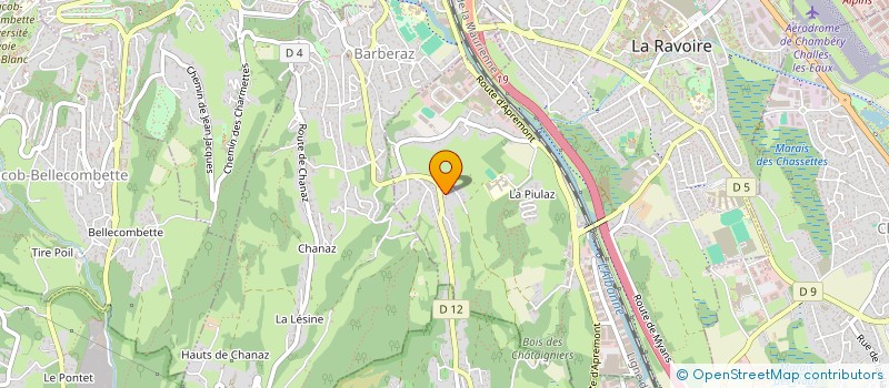 localisation de l'entreprise CALHUS  LA RAVOIRE