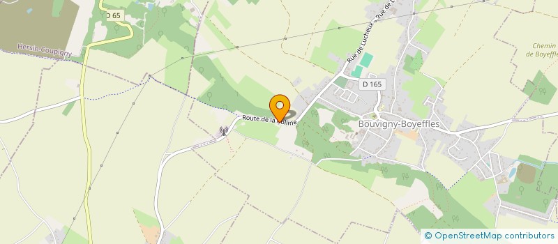 localisation de l'entreprise CALI  BOUVIGNY-BOYEFFLES