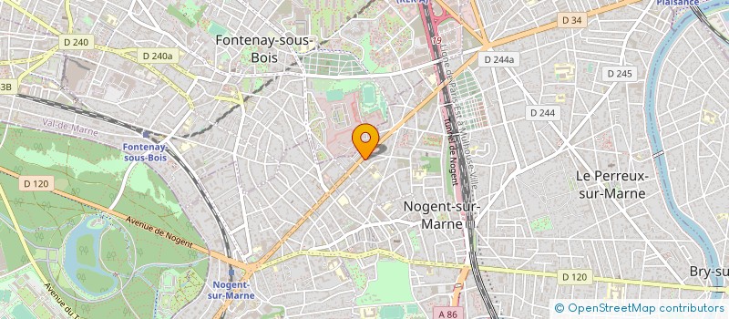 localisation de l'entreprise CALI à NOGENT-SUR-MARNE