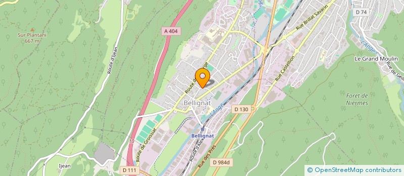 localisation de l'entreprise CALI  MARTIGNAT