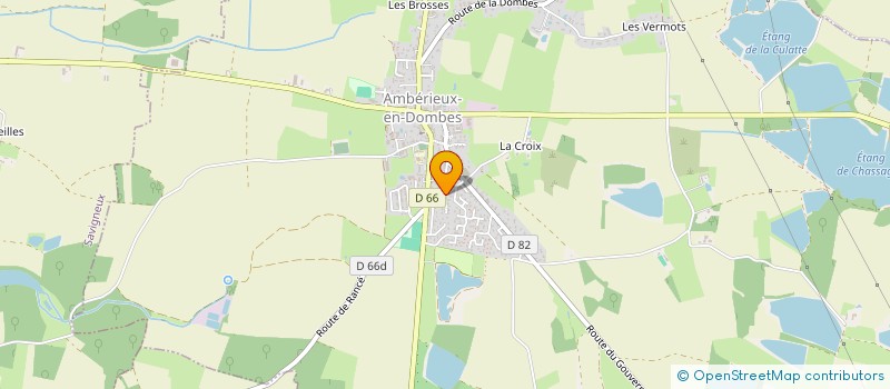 localisation de l'entreprise CALI à AMBERIEUX-EN-DOMBES