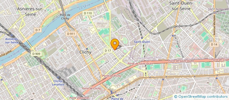 localisation de l'entreprise CALI CAPITAL à CLICHY