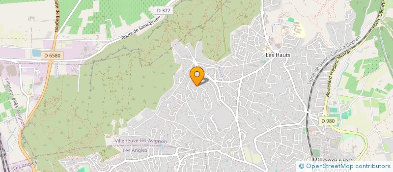 localisation de l'entreprise CALI CASA  VILLENEUVE-LES-AVIGNON