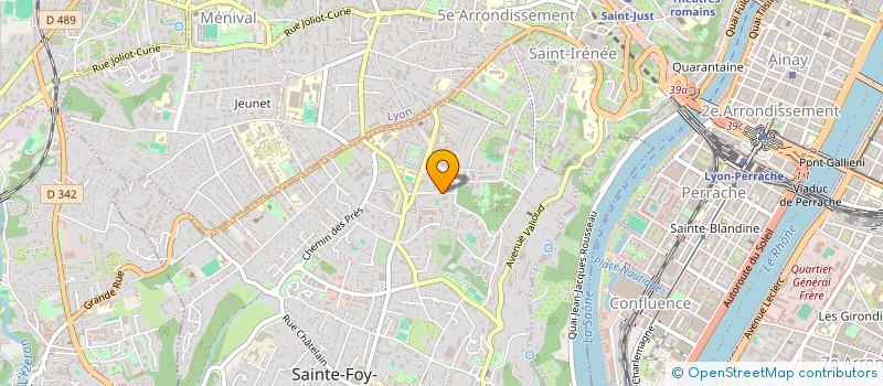 localisation de l'entreprise CALI CORP à SAINTE-FOY-LES-LYON