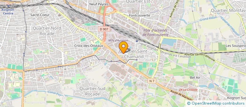 localisation de l'entreprise CALI DISTRIBUTION à AVIGNON
