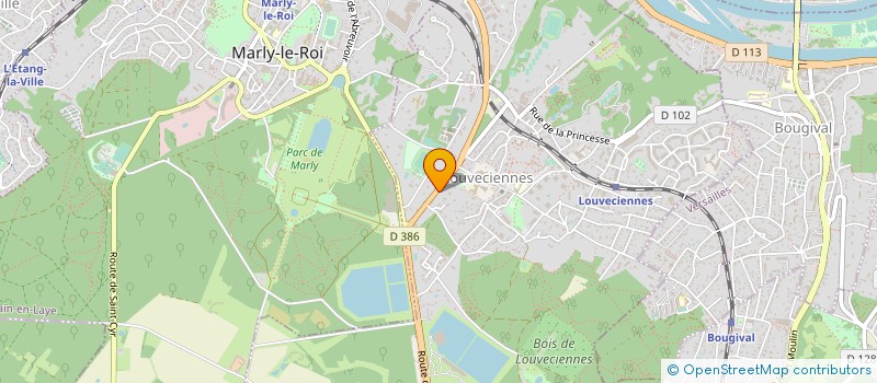 localisation de l'entreprise CALI FRANCE à LOUVECIENNES