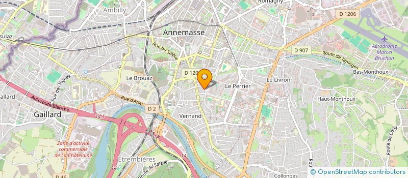 localisation de l'entreprise CALI JERKY  ANNEMASSE