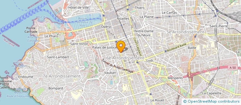 localisation de l'entreprise CALI PHARWAY  MARSEILLE