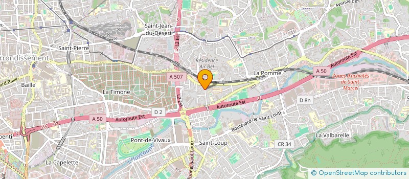 localisation de l'entreprise CALI PLOMBERIE à MARSEILLE
